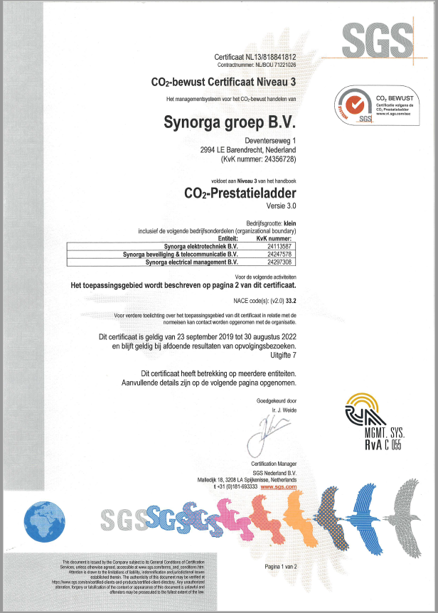 GRP 19-22 V7 SGS CO2 prestatieladder